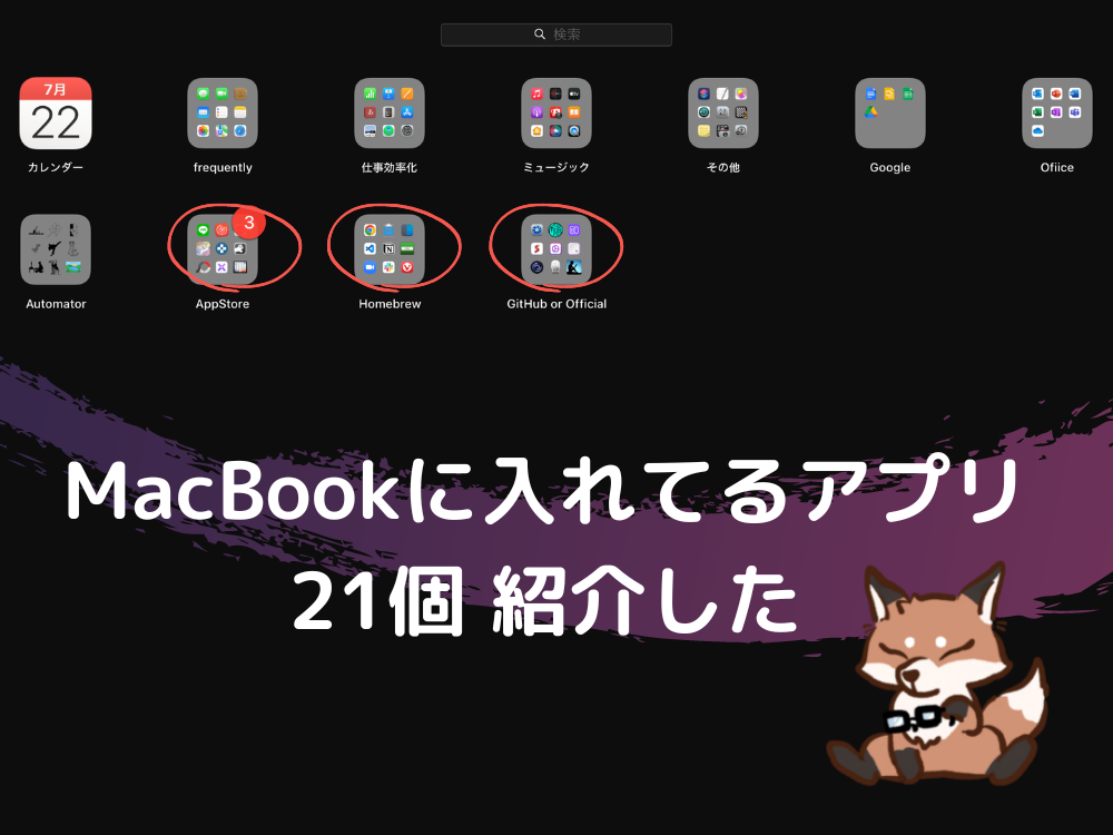 MacBookに入れてるアプリ-40個